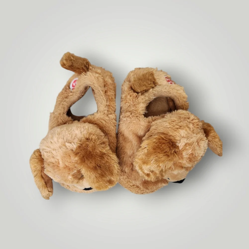 Build A Bear Workshop Puppy Dog Kid Children Slippers Size 12-13